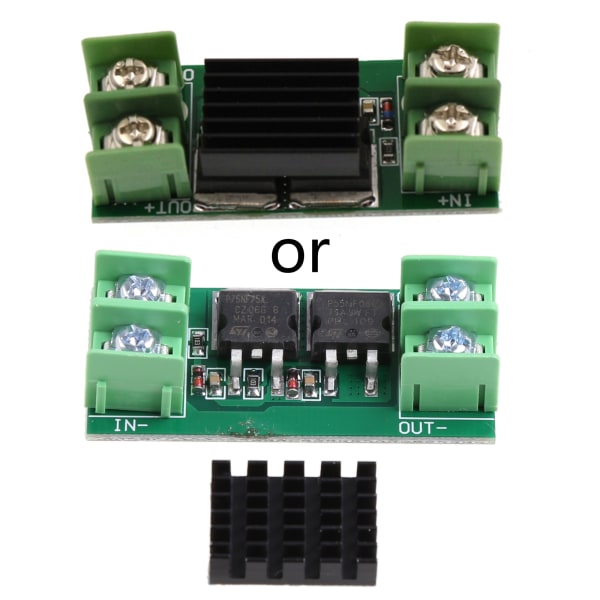 for Ideal Diode 15A Solpanel Opladning Anti Reverse Vanding til Beskyttelse for DC 5 - 60V Hvilestrøm 0.2mA a