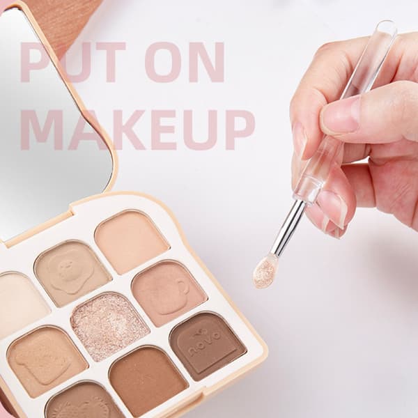 Krystal Silikone Læbebørste, Læbestift Applikator Børster, Makeup Børster med Hætte