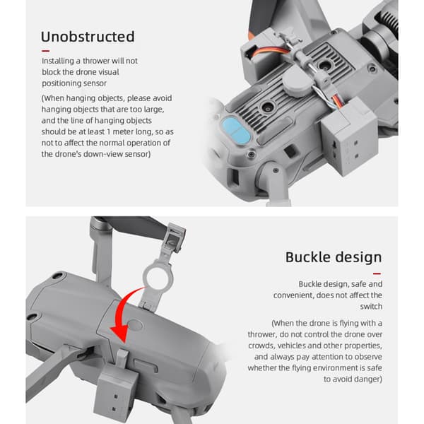 Luftkaster Drop Device Kit til AIR 2S/AIR 2 Transport Dropper System