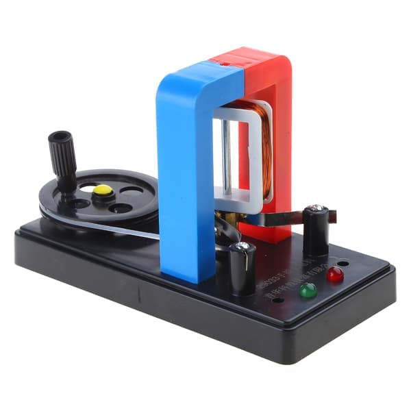 DIY Håndsveivet Elektrisitetsgenerator Modell Laboratoriedemonstrasjon Motor Holdbar