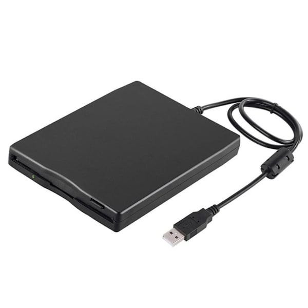 3,5-tommers USB Mobil Disketstasjon for Bærbar PC, Portabel 1,44MB Ekstern Disketstasjon FDD