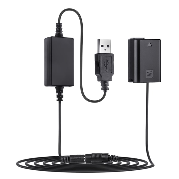 USB til FW50 AC-PW20 for DC Kobler Dummy Batteri Kamera Strøm for 7 a7 a7S a7II a7R A3000 A5000 A6000 NEX5 NEX3 NEX