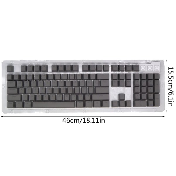 104st/ set Universal Mekaniskt Tangentbord Keyboard Ergonomisk bakgrundsbelyst för Key Cap Keycaps för Cherry MX Mechanical Keyboard Pink