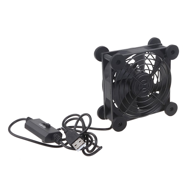 5V USB driven fläktkylning för router Modem TV Box Router case Fläkt för kylning av olika elektroniska enheter 14025