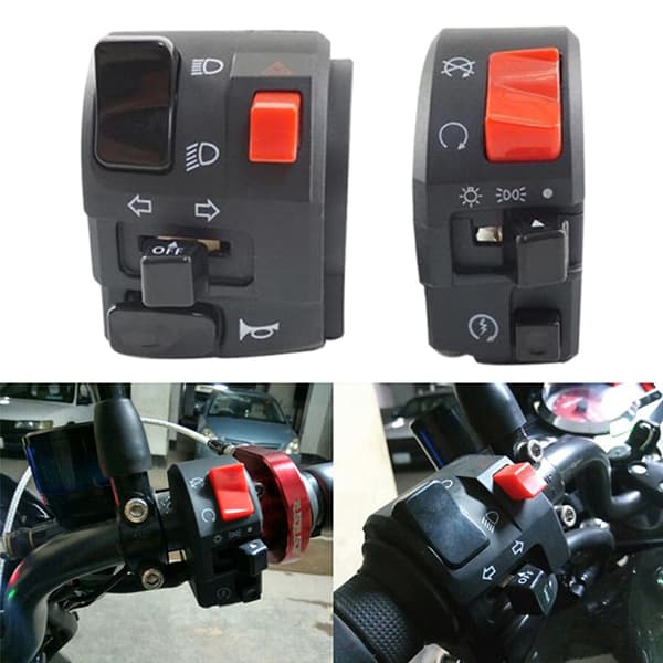 Hornknap Blinklys Start Styr Controller Kontakt til 300cc 600cc
