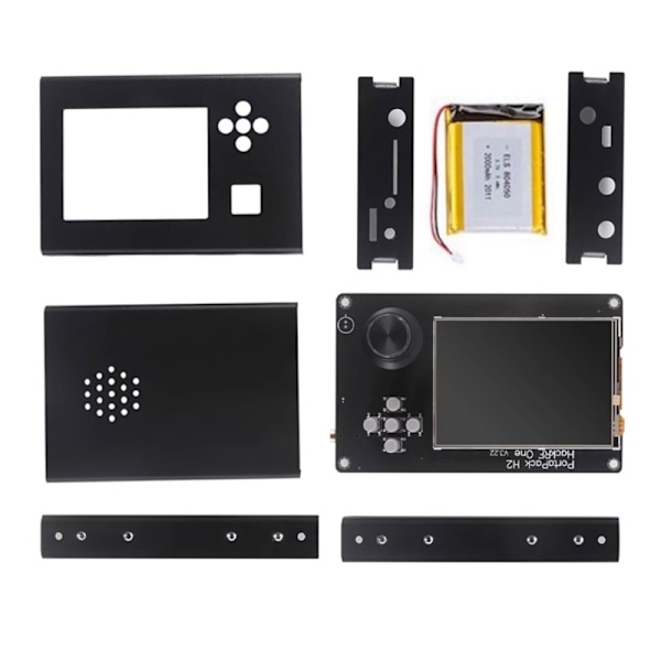 Portapack 3,2 tums LCD-pekskärm + 2000 mah batteri + case för en Sdr