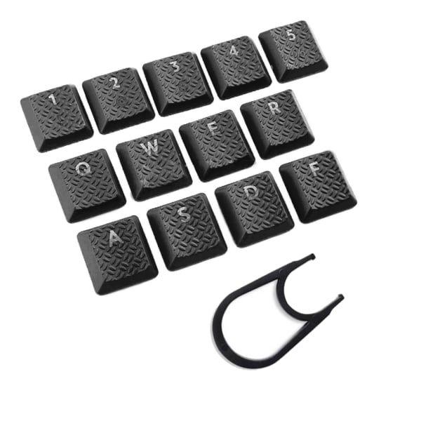 13 st nyckel Textur Taktilitet Bakgrundsbelysta knappsatser för GL Taktil Switch för Logitech G813/G815/G915/G913 TKL RGB-tangentbord Black