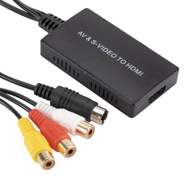 Svideo til konverter til adapter, AV til adapter