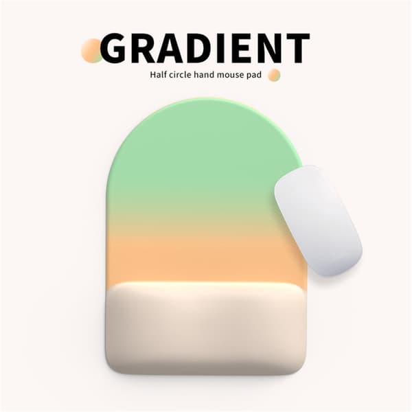 Ergonomisk Gradient Musemåtte med Hukommelsesskum Håndledsstøtte Skridsikker Base A