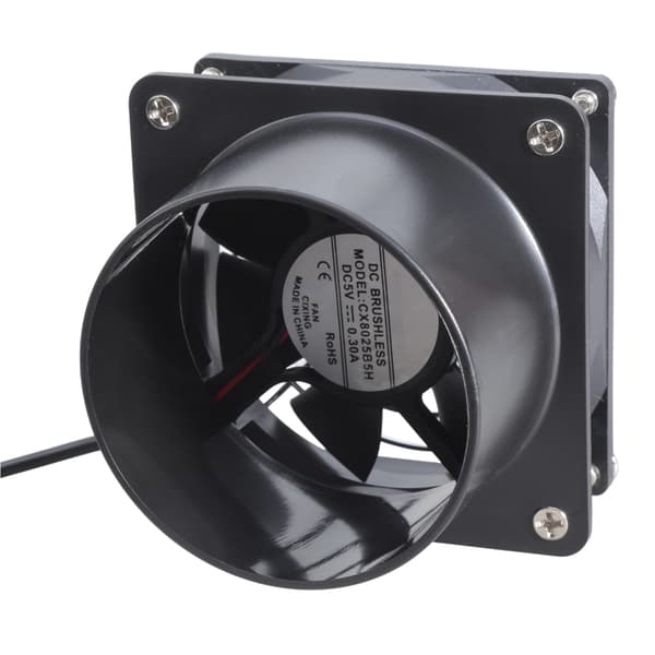 8 cm diameter ventilationsventilator til effektiv luftcirkulation i kabinetter