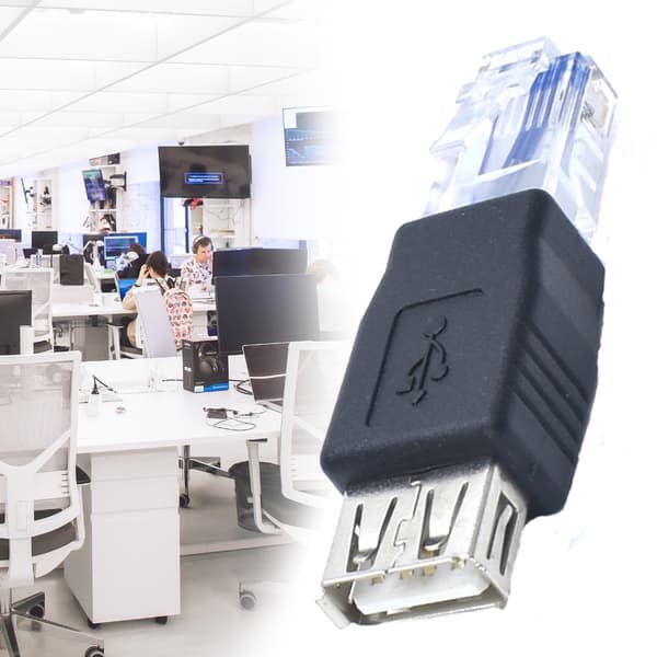 2 stk. USB2.0 til RJ45 Ethernet-adapter til tilslutning af ADSL-modemroutere