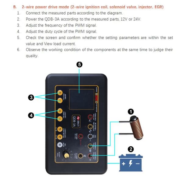 Feildetektor Aktuatorer Tennspole Deteksjon Solenoid Tester