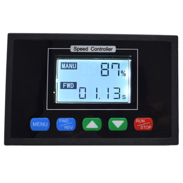 för DC 12V 24V 36V 48V 40A PWM för DC-motorhastighetsregulator Timing Controller Vändbar digital display 0~100% Justera