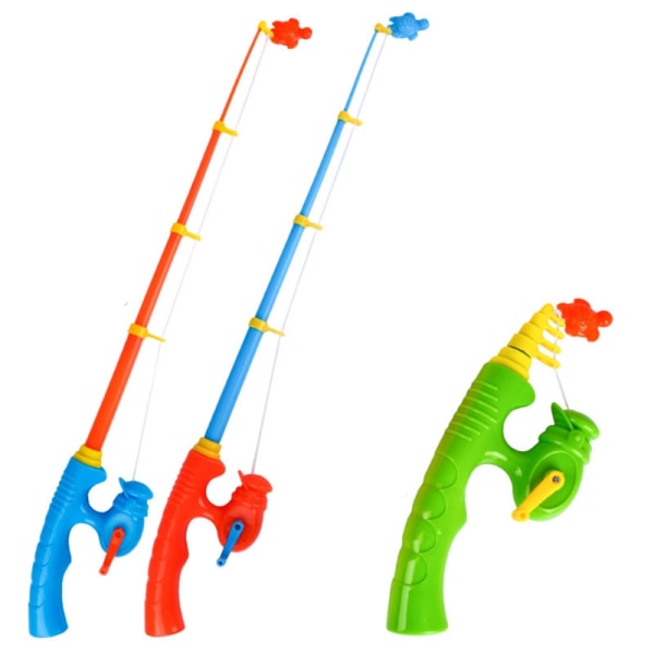 6 st Barn fiskespö Fiskspö leksak Magnetisk fiskepool leksaker Spel Pedagogiska inlärningsleksaker för pojkar Flickor