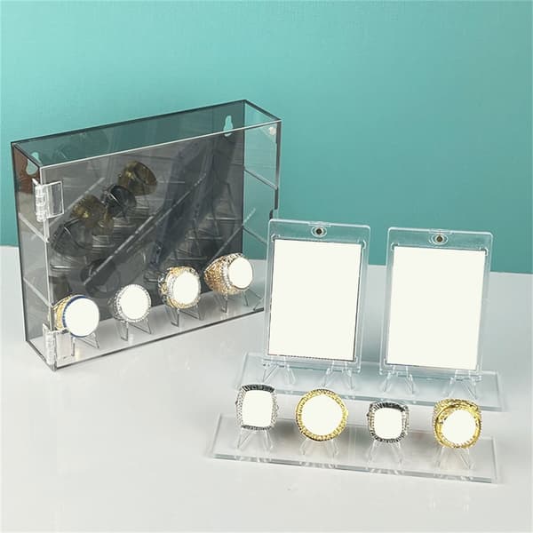 Akryl Baseball Ringer Utstillingsvindu Slots Display Case for Samlerringer