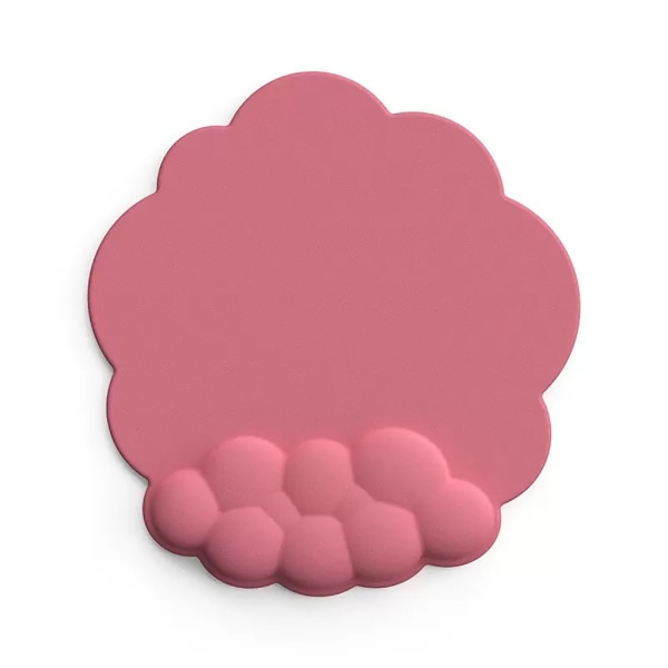 Cloud Håndleddsstøtte Musematte Memory Foam + Gummibase Sklisikker Silikon Håndleddssmertelindring for Gaming Musematte Farget