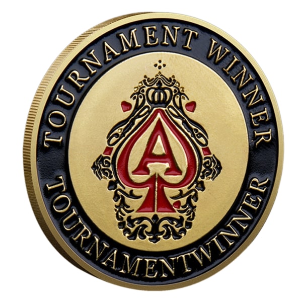 Poker Kortskydd Poker Chip Mynt Bordsspel Poker Kortskydd Mynt Samlarobjekt Gåva till Make, Far, Vän