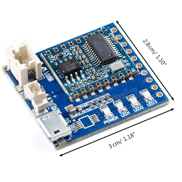 HLK-V20 röstigenkänningskontrollmodul Wake-up Word Seriell Port IIC-I2C UART SPI PWM Trådlös Intelligent Controller