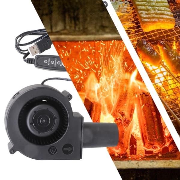 Utendørs Brannstarter USB 5V Blåservifte For Effektiv Tenning av Kullgrill