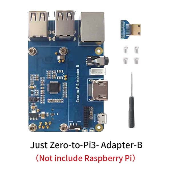 USB2.0 HUB HAT Modul för RPi Zero/ZeroW/ZeroWH