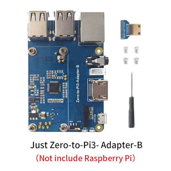 USB2.0 HUB HAT Modul med Koncentrator til RPi Zero/ZeroW/ZeroWH