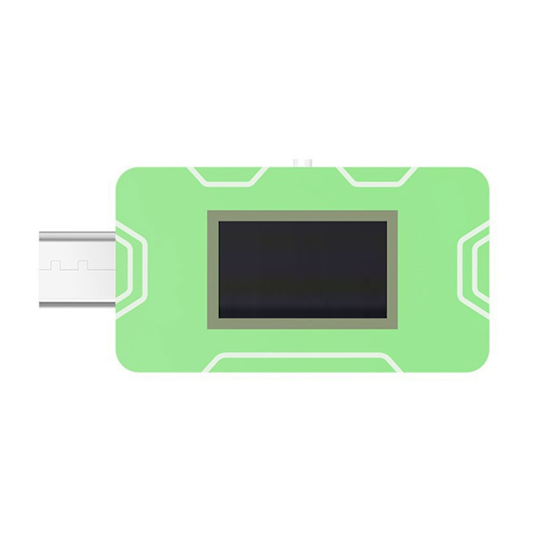 T02 USB C Strømmåler LCD Spenning Strøm Display USB C Tester Multimeter