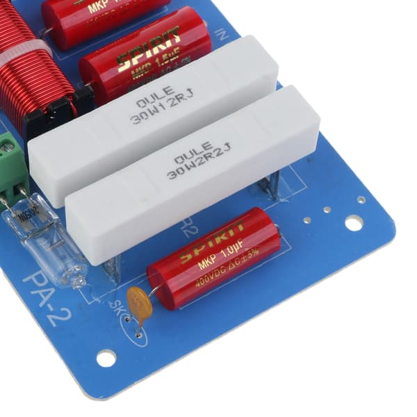 500W Justerbar Multi-Högtalare Diskant/Bas 2-Enhets Ljudfrekvensdelare 2-Vägs