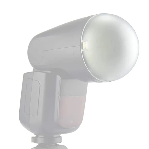 AK-R11 Dome Diffuser Ersättning för Godox V1 Round-Head Flash/för AD200/AD200Pro/för V1 Flash Series V1-S reservdel