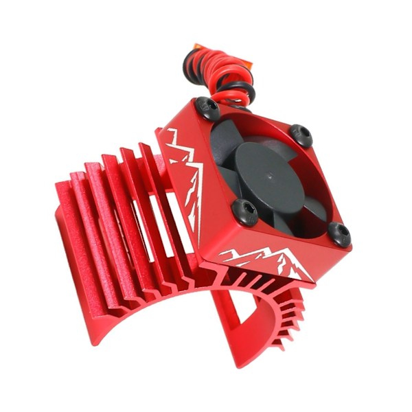 Högpresterande fjärrkontrolltillbehör 36mm dubbel kylfläkt Alpine style red Red bracket
