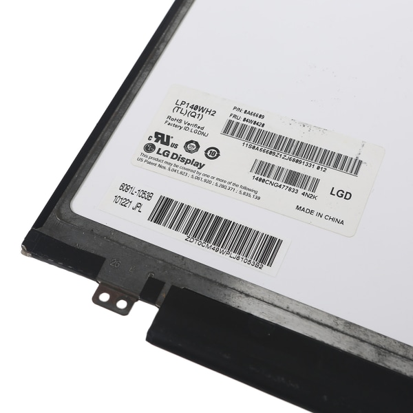 14-tums bärbar LCD-LED-skärm för matrisskärm för Lenovos T420 T420I T430 T430I LP140WH2 TL Q1 L1 L2 L3 1366X768 40PI