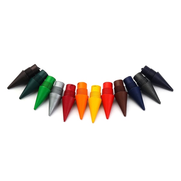 12 paket färgglada raderbara färgpennor för konstnärer, elever, skolbarn, ljusa och långvariga, olika färger