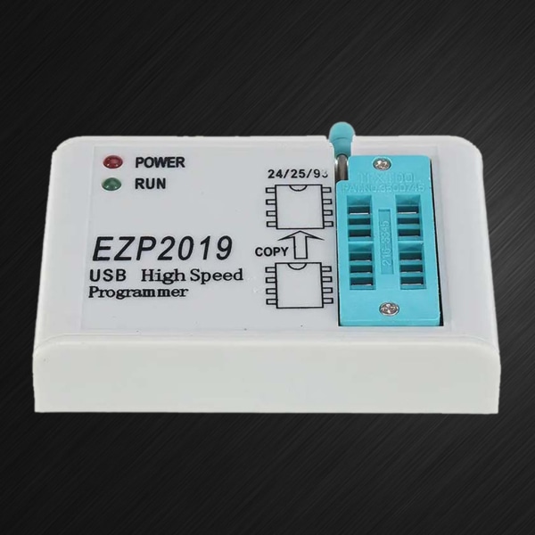 EZP2019 High Speed USB SPI Programmer Support 24 25 26 93 Series Chip EEPROM 25 Flash Bios med 3 Sockel Adapter Hållbar