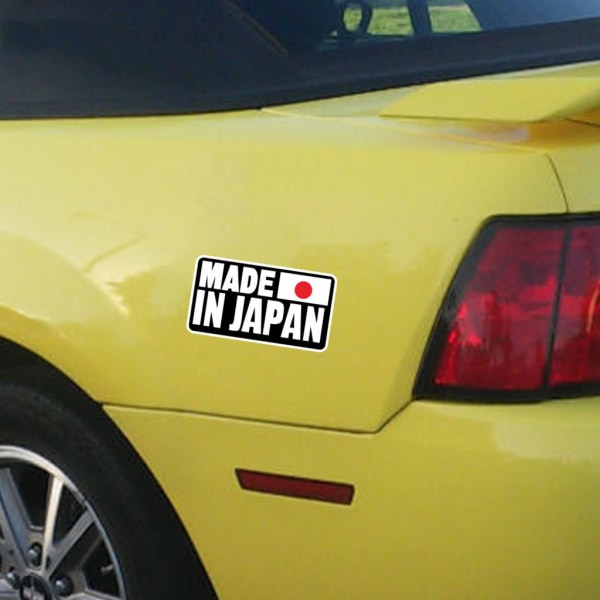 Universal för kreativt tecknat kul Made In Japan Text Reflex Auto Sticker De