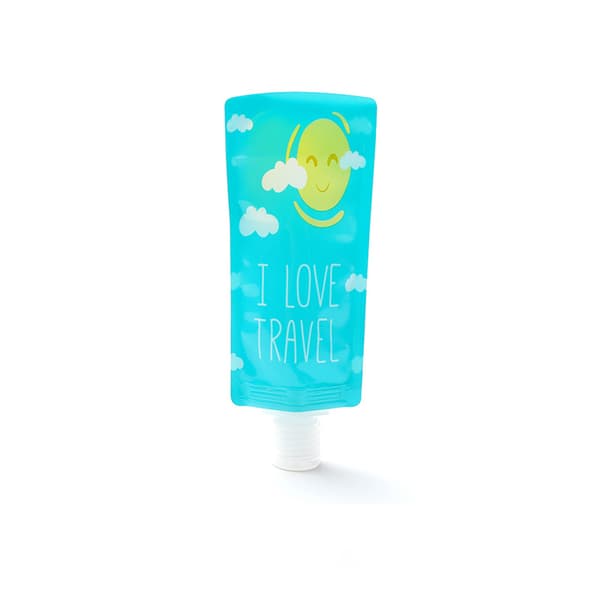 100 ml Mini Rejse Flydende Dispenser Pose Shampoo Opbevaringsbeholder Candy Farve Lad