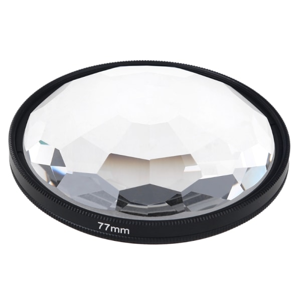 77mm Filter Fargerikt Prisme Kaleidoskop Prisme Variabelt Antall Fotograferingsobjekter Gourmeteffekt Bryllup Slr