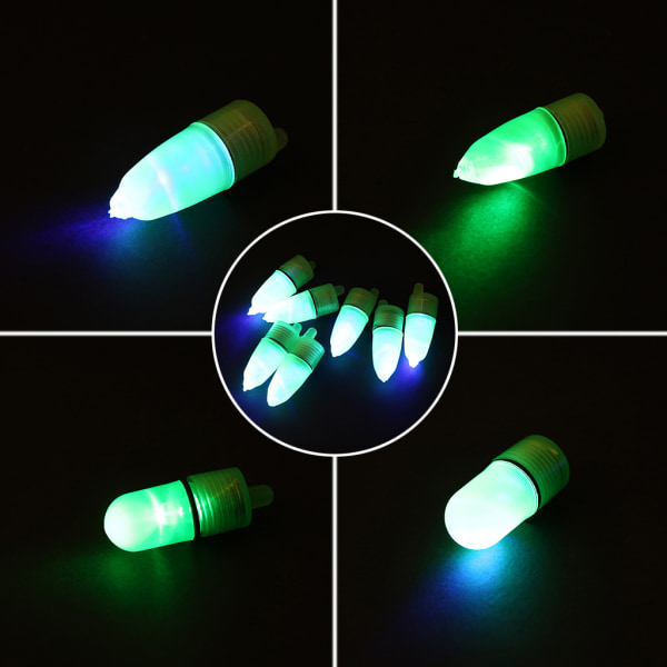Fiskebettlarm Elektronisk LED fisklarm bettsensorindikator larm fiskebett Ljusvarning Känslig indikator Green 2