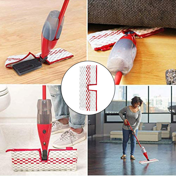 Ersättningsrengöringsmoppdukar för Vileda O-Cedar Microfiber Ersättningsmopp för huvudet Hushållsrengöringsmopppropp