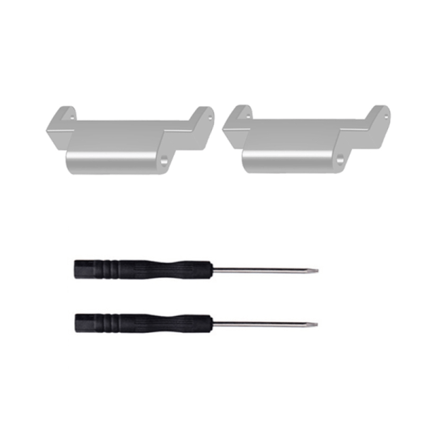Watch Klackar Adapter Metalllänkfäste Kompatibel för Forerunner220/230/235/630/620 Armband Klockarmband Silver