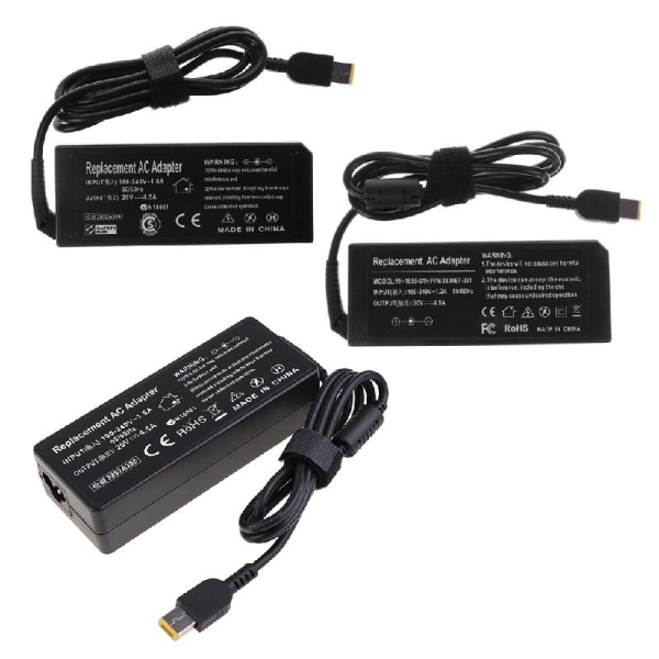 20V 4,5A 90W AC-adapter Batteriladdare Power för Lenovo ThinkPad