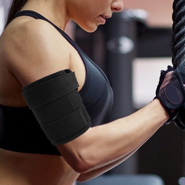 Armbågsstöd med justerbar dubbel rem för armbågsstöd | Idrottsskada, tendinit, ledvärk, tennisarmbåge, träning S