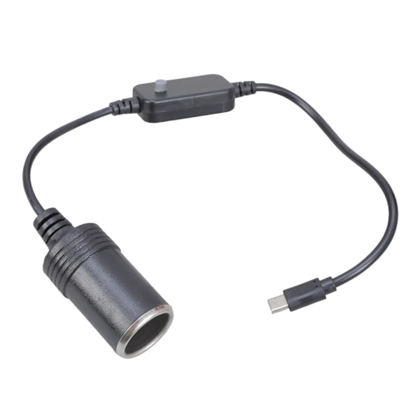 5V til 20V USB C til billaderkontaktkabel for DashCam og LED-lys
