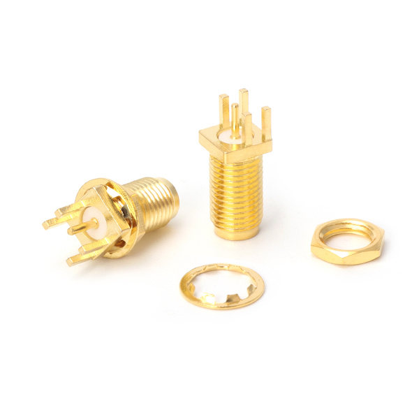 10st End for Launch PCB Mount Mount SMA Hona Jack Rak RF Connector Adapt
