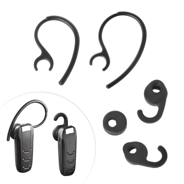 1 set Öronkrokar Bud Gels Öronsnäckor Tips för Jabra Easygo/Easycall/Clear för Bluetooth-kompatibla hörlurar