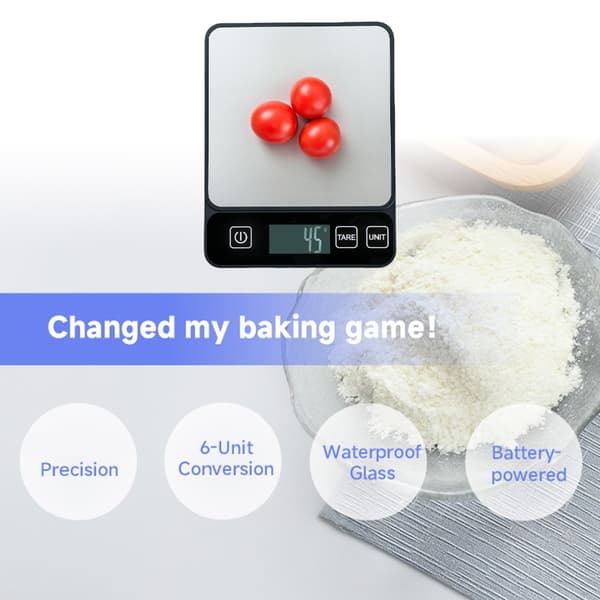 MultiUnit Matvekt for Hjemmebaking Profesjonelle Konditorer Tareringsfunksjon