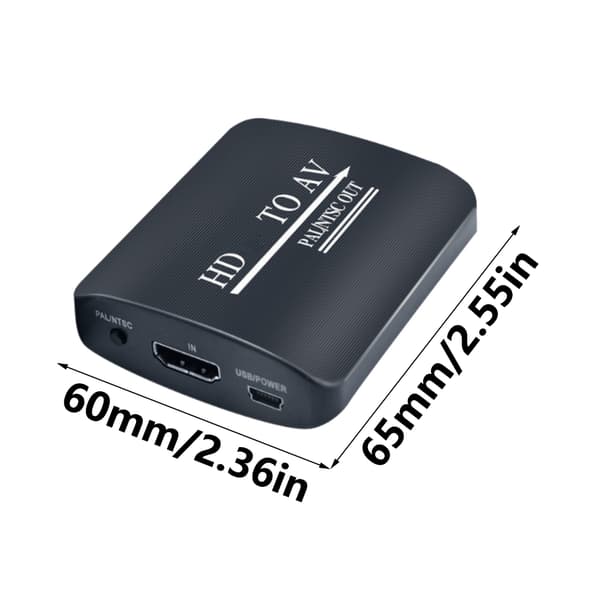 Høj Klar HDMIs Input Til AV Output Adapter Konverter Til Alle Køn