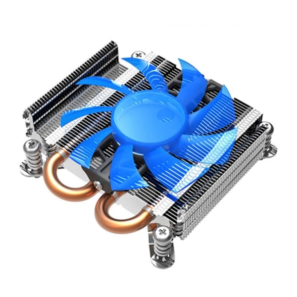 S85 2 Heatpipe Ultratynd PWM-blæser til HTPC 1U Mini PC Køleblæser til Socket LGA1200 115x CPU-kølerblæser Lav Profil