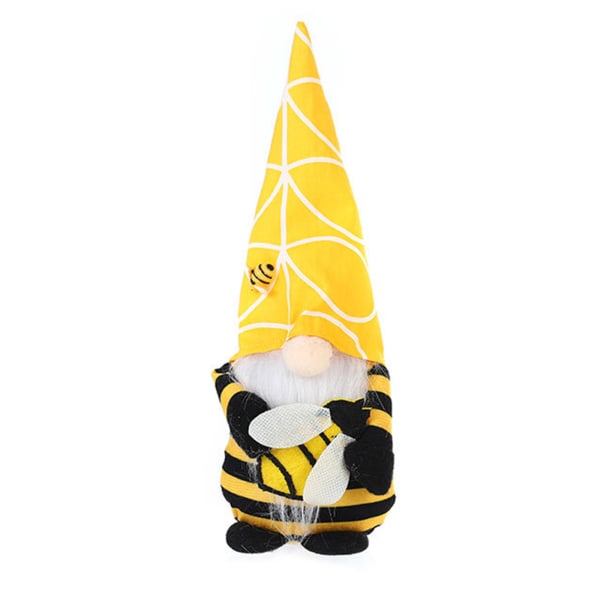 Bumble Bee Gnome Sunflower Faceless for Doll Scandinavian Tomte Nisse Swedish Ho null - Bee