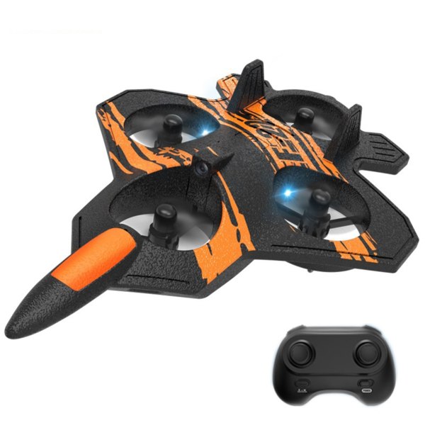 F22 RC Plane Auto Hovering Drones Foam RC Fighter Jet Drones 2,4GHZ Fjärrkontroll Flygplan Epp Foam Rc Plane Easy Fly Orange Aerial photography