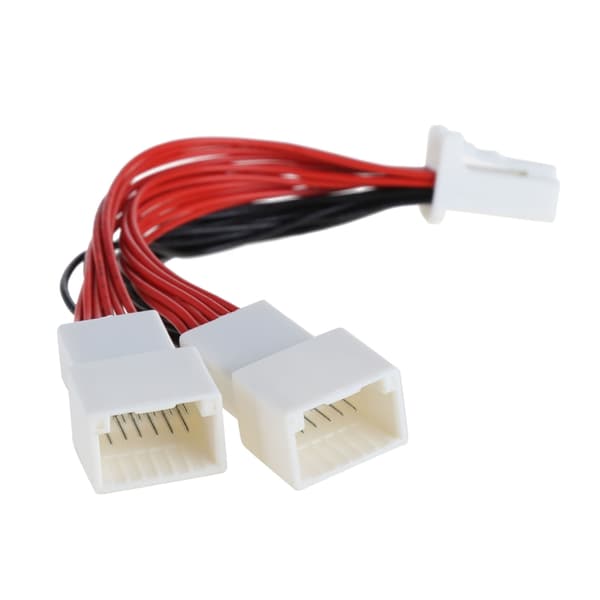 Y-kabel splitteradapter 6+6 stik til o til Navi AUX CDC Tuning til til Lexus