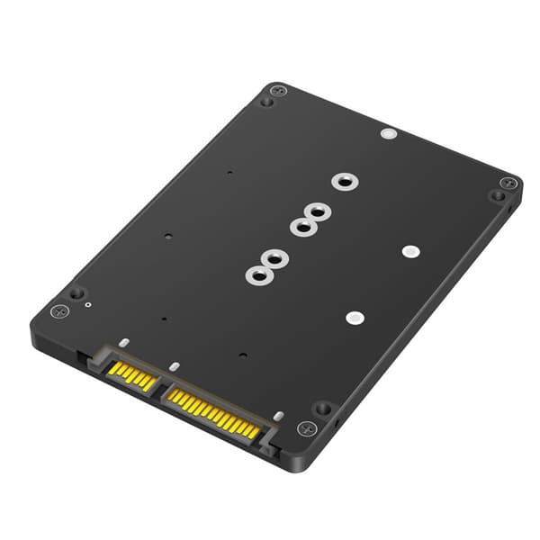M.2 NGFF Msata SSD till SATA3.0 2.5-tums Adapter Hårddiskkabinett